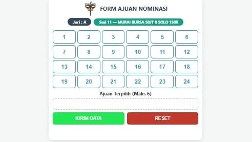 Aplikasi Penjurian Juri